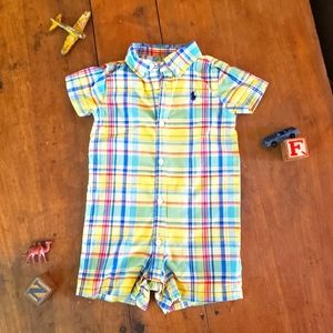 Ralph Lauren shorts bodysuit.